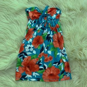 Hollister Strapless Floral Dress - Size Small